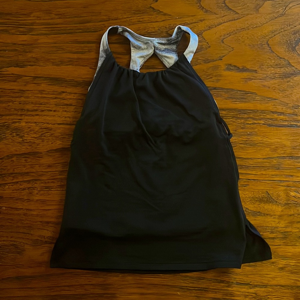 Ivivva Sports Tank Black and Gray Size Youth 8